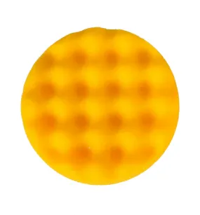 Foam Polishing Pad 3.25"x1" Yellow Waffle