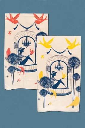 Free the Birds Tea Towel Pair