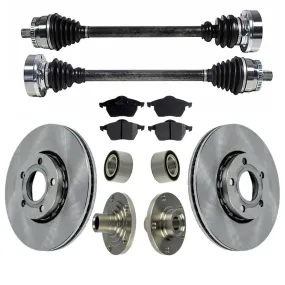 Front Cv Axles Kit for Audi A4 Front Wheel Drive 1.8 Manual Transmission 97-00