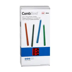 Gbc binding comb 12mm red pk100