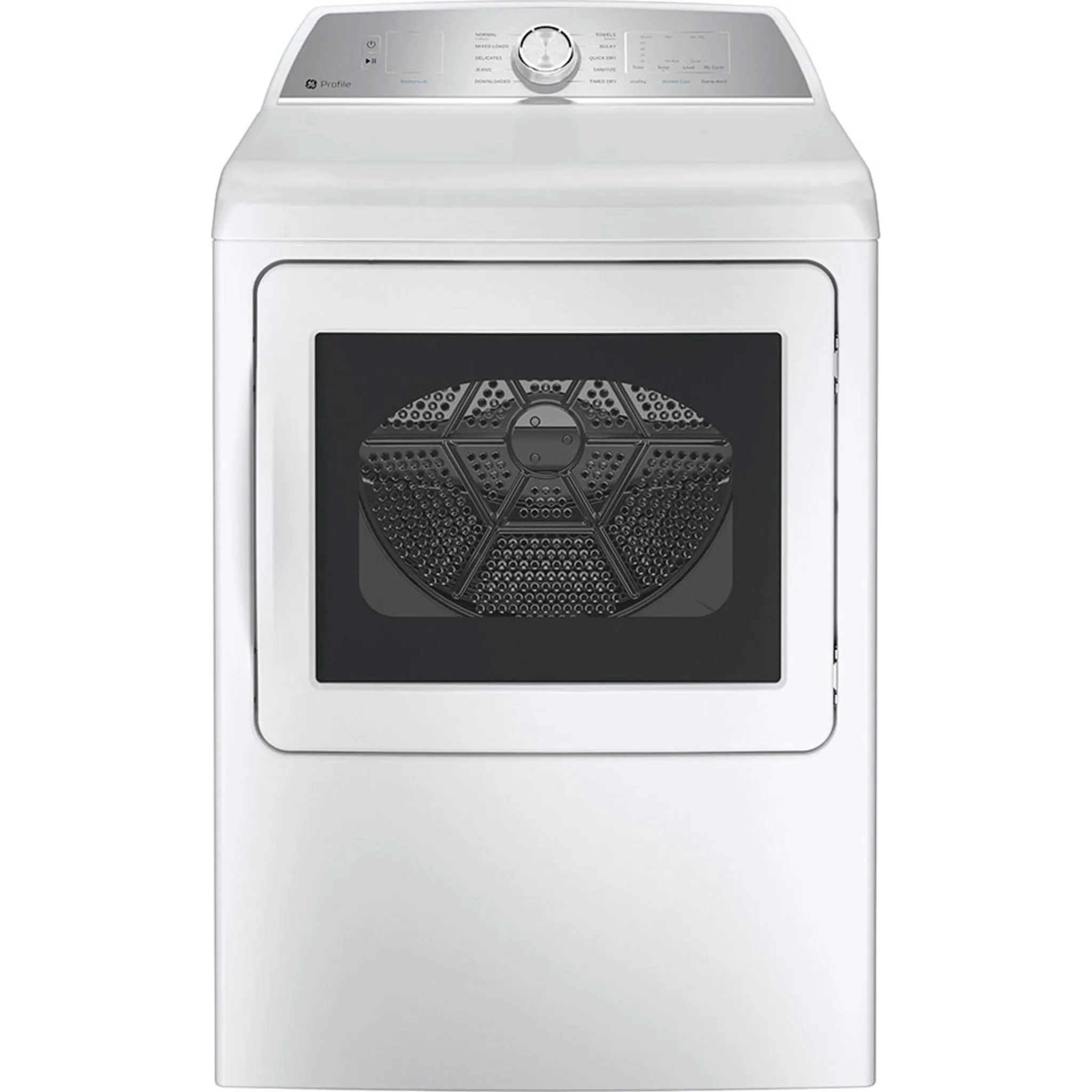 GE Profile 7.4 Cu Ft Electric Dryer White - PTD60EBMRWS