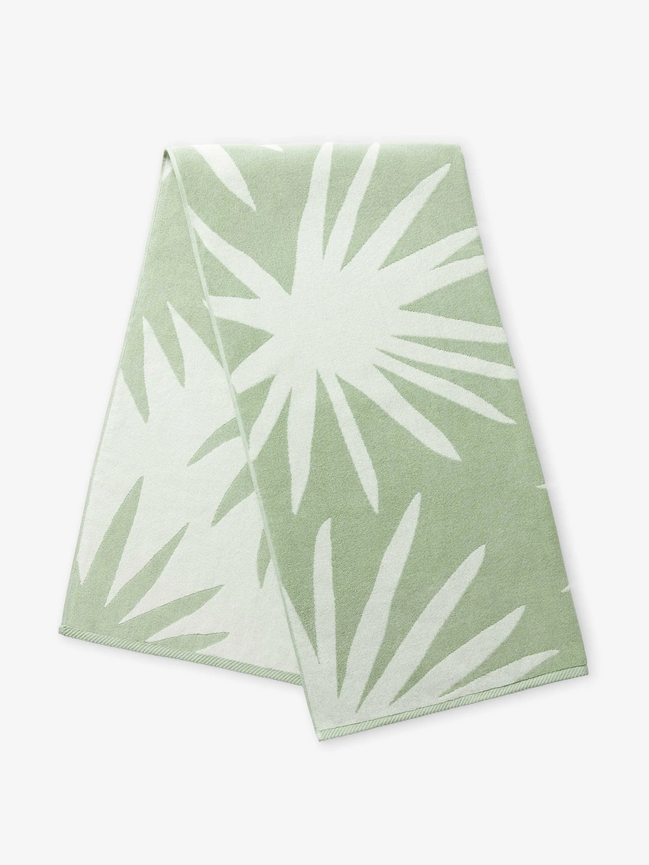 Green Agave Cabana Beach Towel