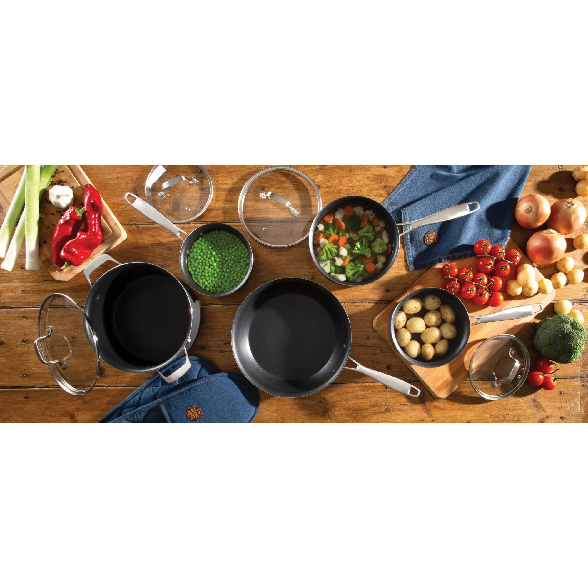 Hairy Bikers Non Stick 5pce pan set