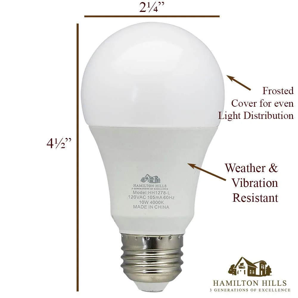 Hamilton Hills Garage Door LED Bulbs | Replacement Lights for Opener Damp Weather