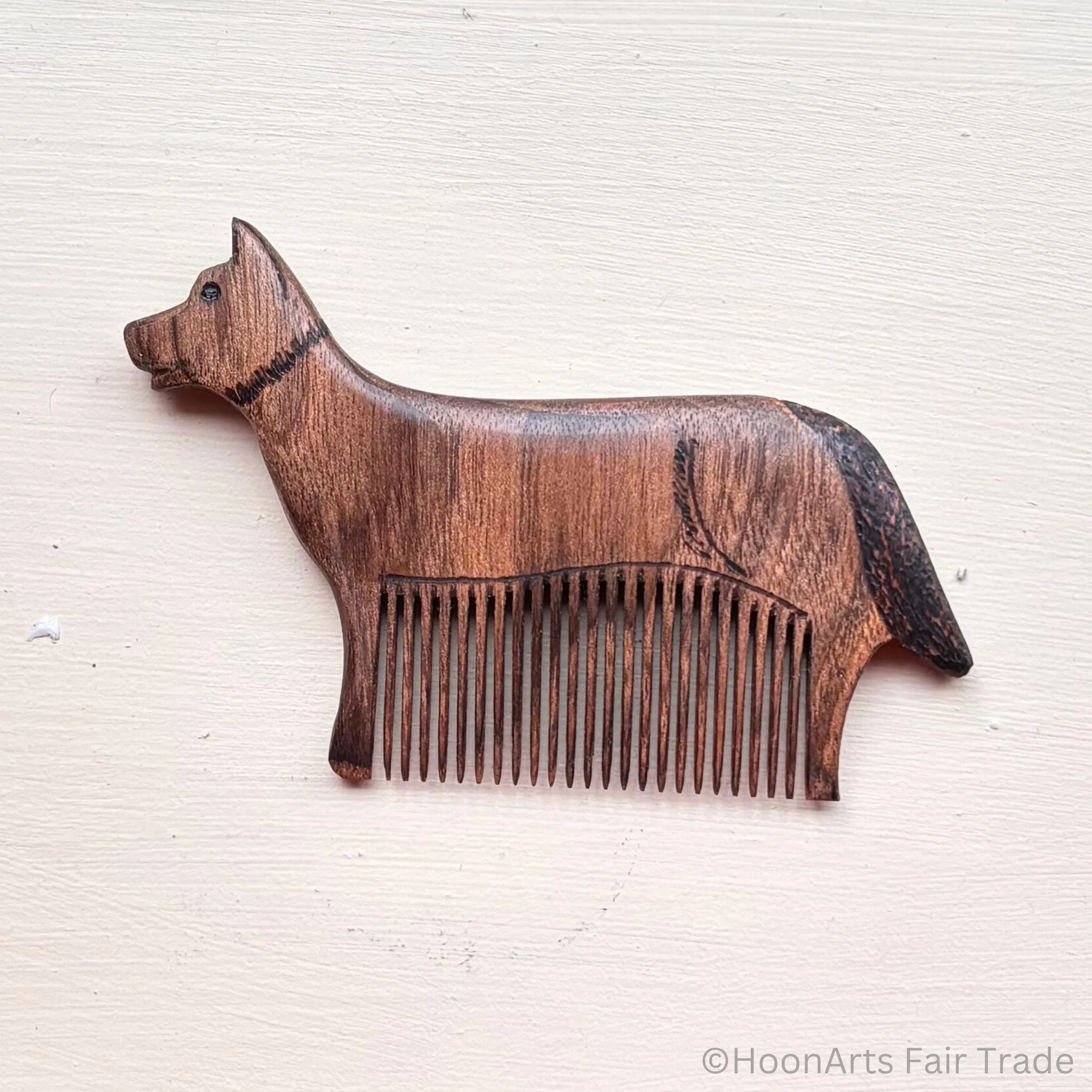 Hand Carved Tiny Animal Combs