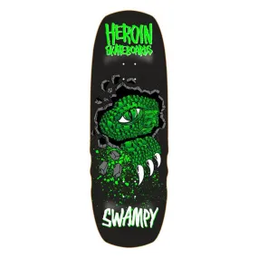 Heroin 10.5" Swampy Alligator Shovel Shaped Skateboard Deck