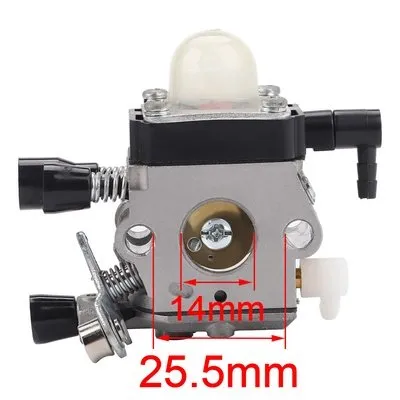 Hipa C1Q-S97A Carburetor Kit for Stihl FS55 FS 55 FC55 FS38 FS45 FS46 HL45 KM55 Engine 27.2cc Trimmer Weed Eater # C1Q-S186 C1Q-S187 C1Q-S53 C1Q-S291 4140-120-0619 4140-120-0612