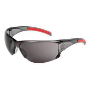 HK112 MCR Safety HK1 Series Safety Glasses, Gray Lens