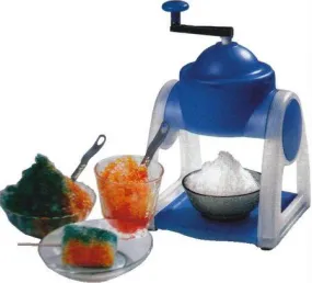 Ice Snow Gola & Slush Maker Manual Operated Plastic Body