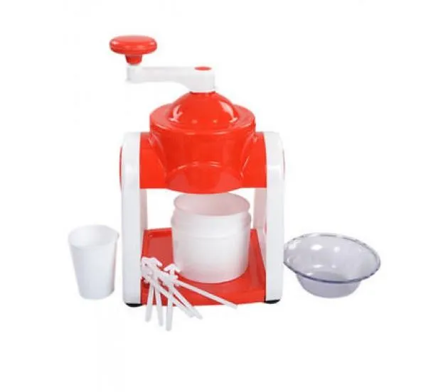 Ice Snow Gola & Slush Maker Manual Operated Plastic Body