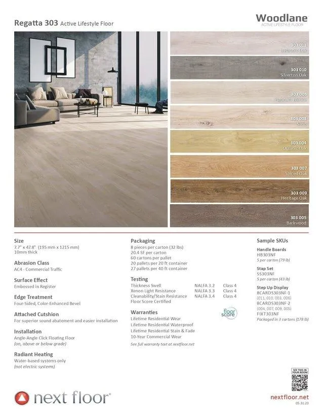 Icelandic Oak 303 011 - Nextfloor Laminate Regatta 303