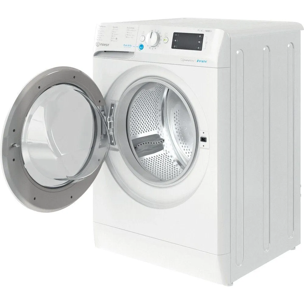 Indesit BDE96436XWUKN 9Kg / 6Kg Washer Dryer With 1400 Rpm - White