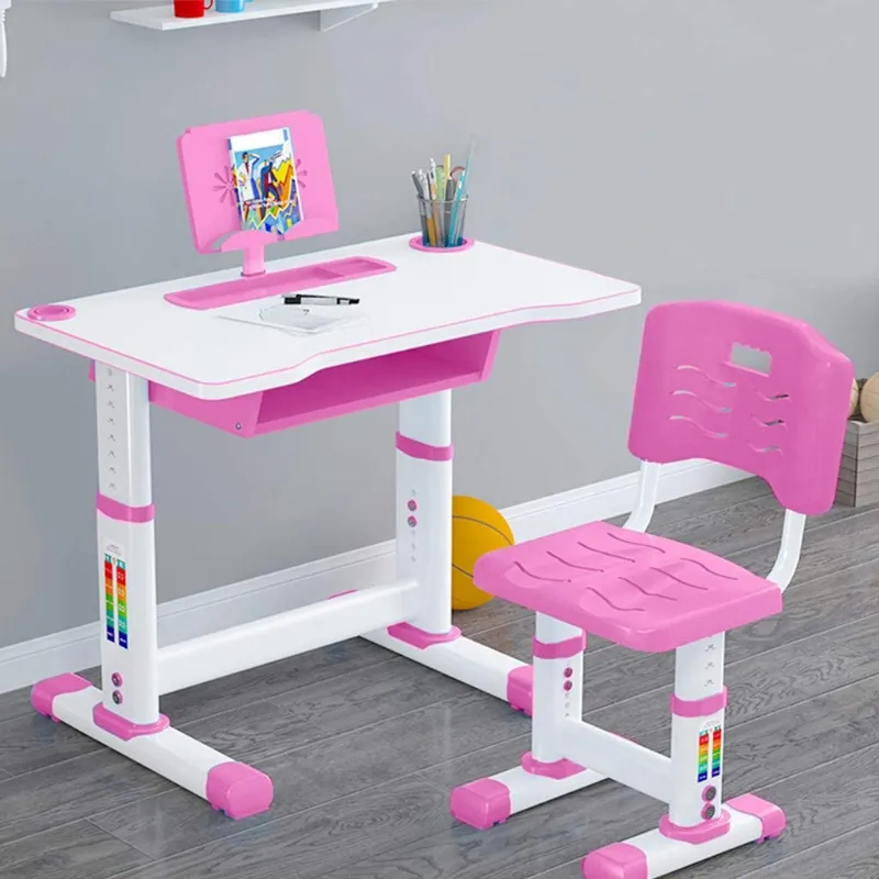 Interactive Kids Adjustable Large Study Desk And Chair Set