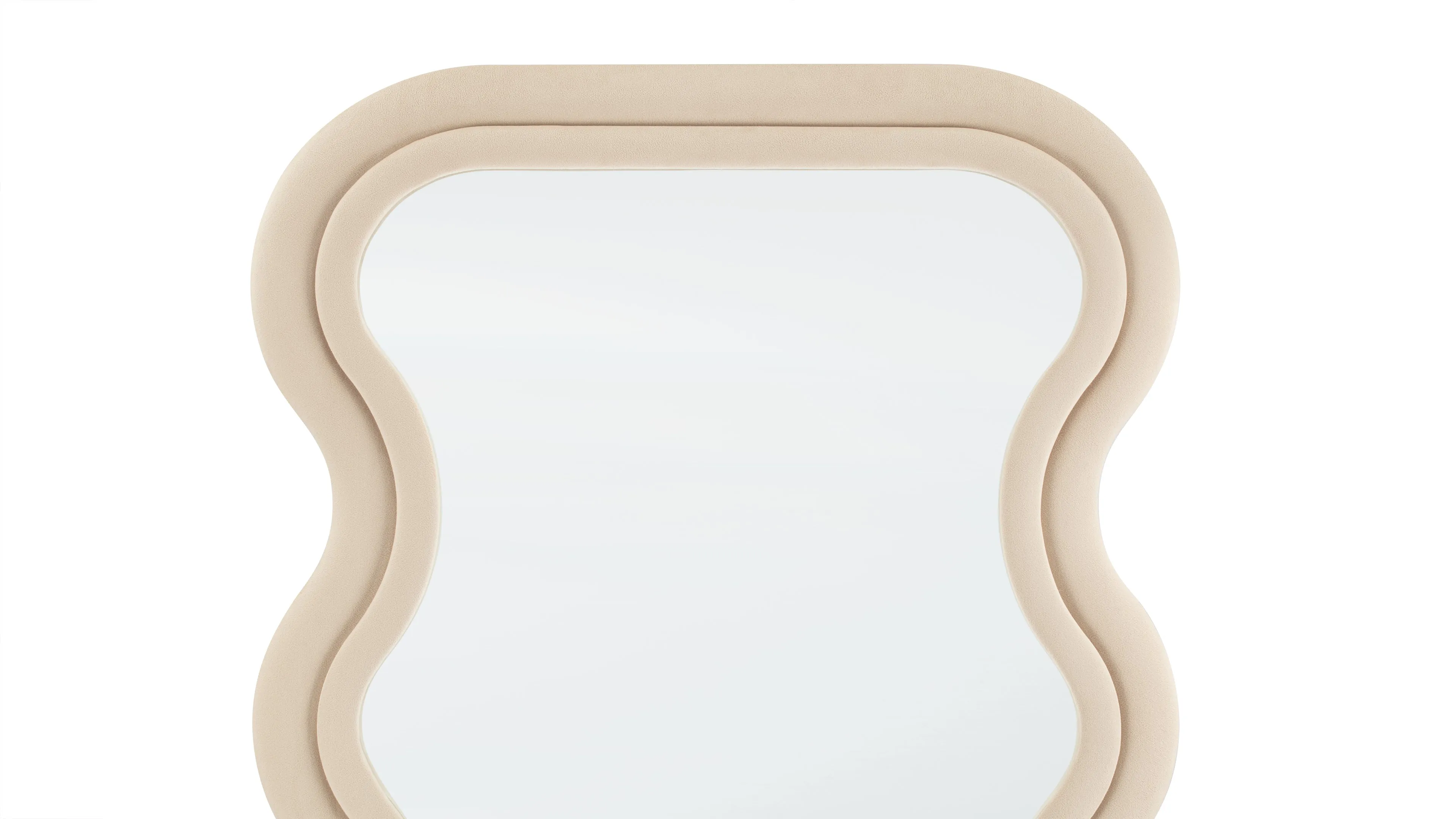 Isla - Isla Floor Mirror, Sand Velvet