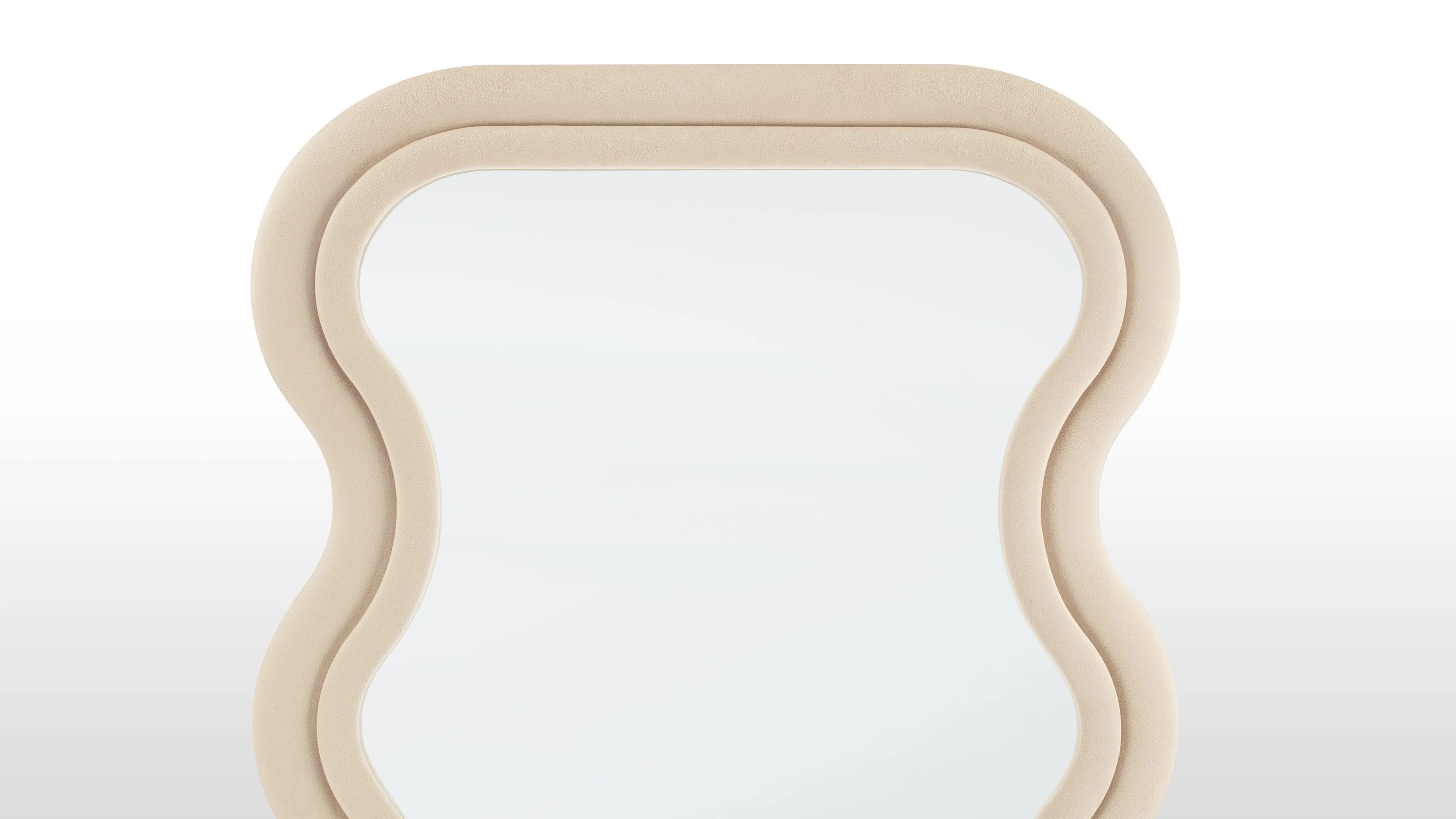 Isla - Isla Floor Mirror, Sand Velvet