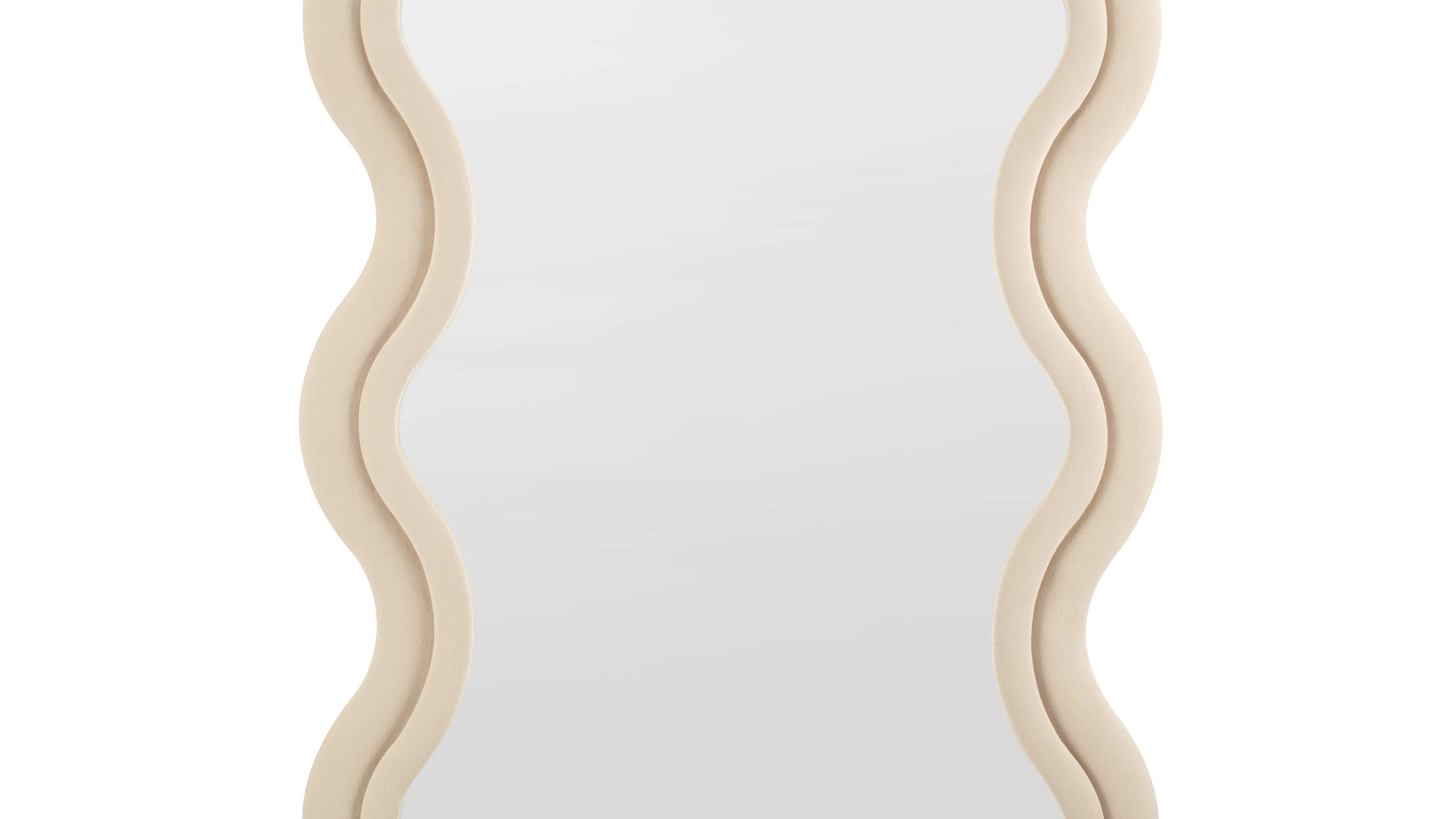 Isla - Isla Floor Mirror, Sand Velvet