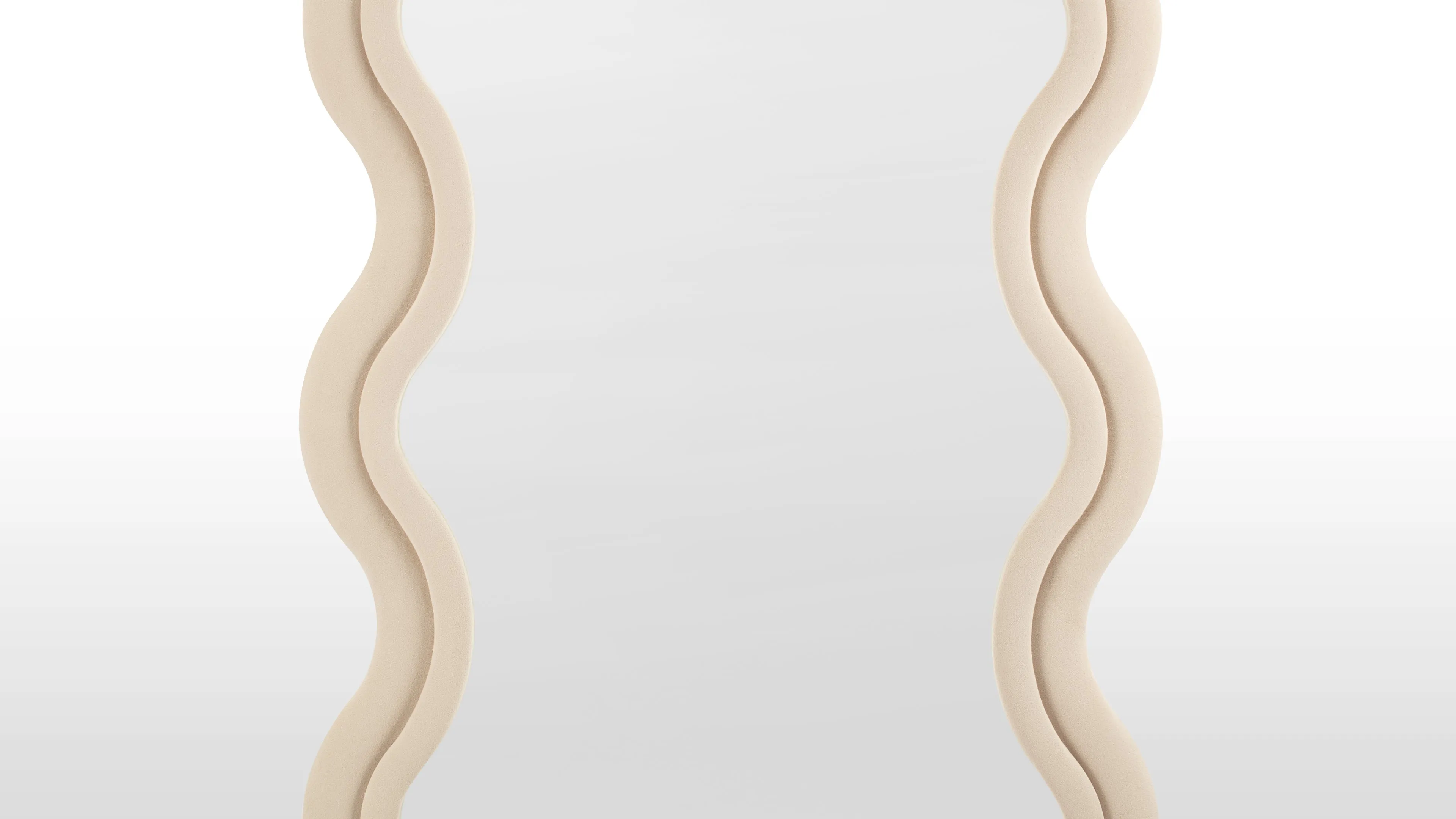 Isla - Isla Floor Mirror, Sand Velvet