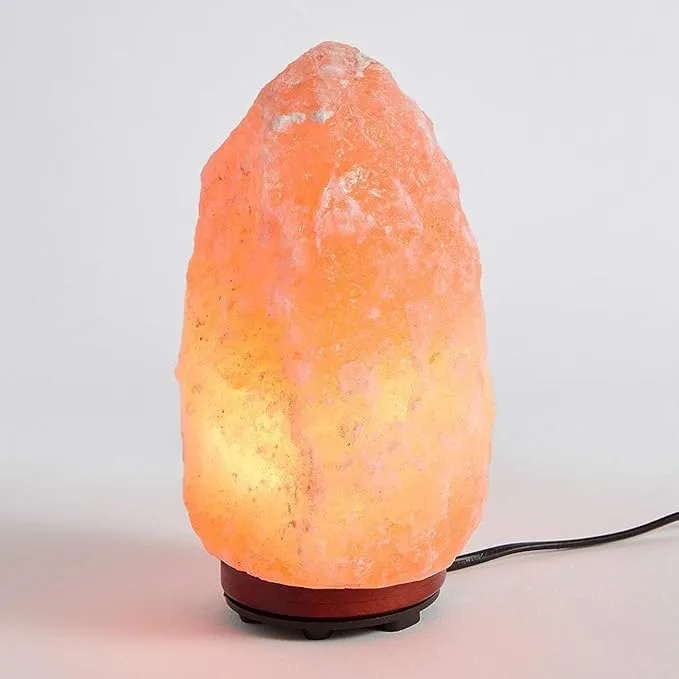 KEPLIN Authentic Natural Pink Himalayan Crystal Rock Salt LAMP Hand Crafted with Complete Electric Fitting, Guaranteed Premium Quality (7-10 KG) [Energy Class A]