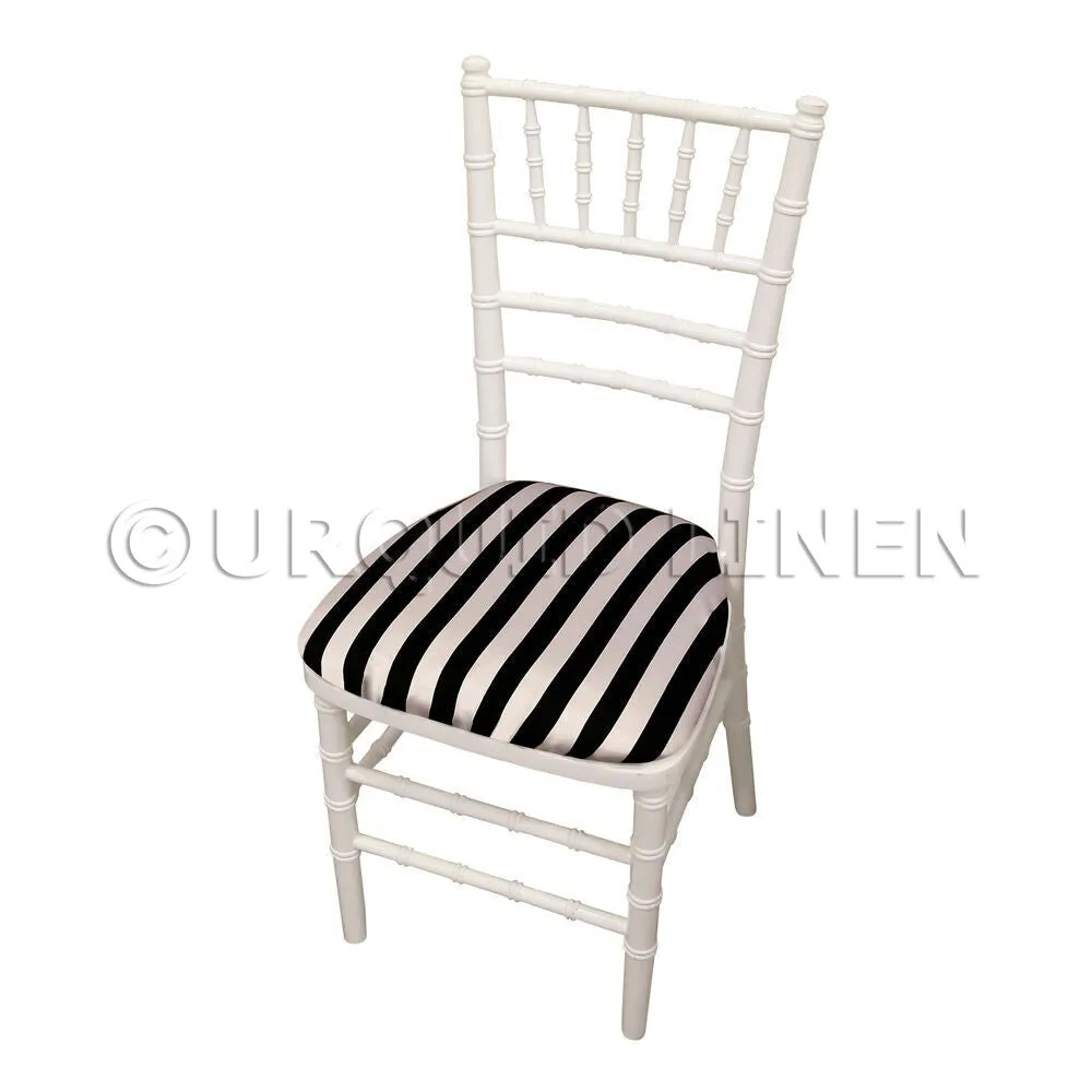 Lamour Stripes (1" & 4") Chair Pad Cover