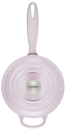 Le Creuset Signature Enameled Cast Iron Sauce Pan with Lid, 2.25-Quart, Shallot