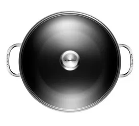 Le Creuset Toughened Nonstick PRO Braiser & Glass Lid with Stainless Steel Knob, 4-Quart