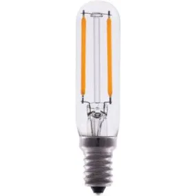 LED Advantage Filament T6 320 Deg, 2W-120lm, Dimmable, 80CRI, 2700K, E12, 120VAC