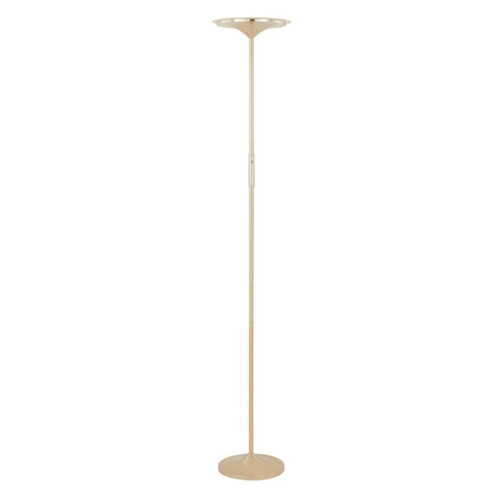 Leipzig LED Torchiere in Satin Brass