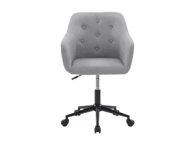 Light Grey Office Chair with Arms