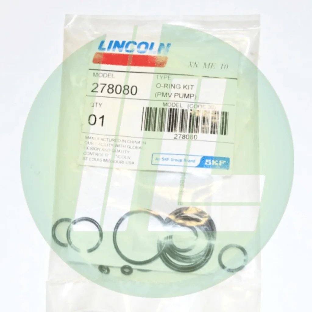 Lincoln Industrial 278080 O-Ring Repair Kit for PMV Oil Pumps