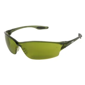 LW2120 MCR Safety Law LW2 Series Safety Glasses, Green Lens