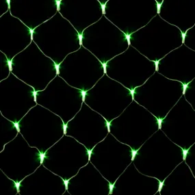 M5 LED Net Lights - 100 Count - Green - Green Wire