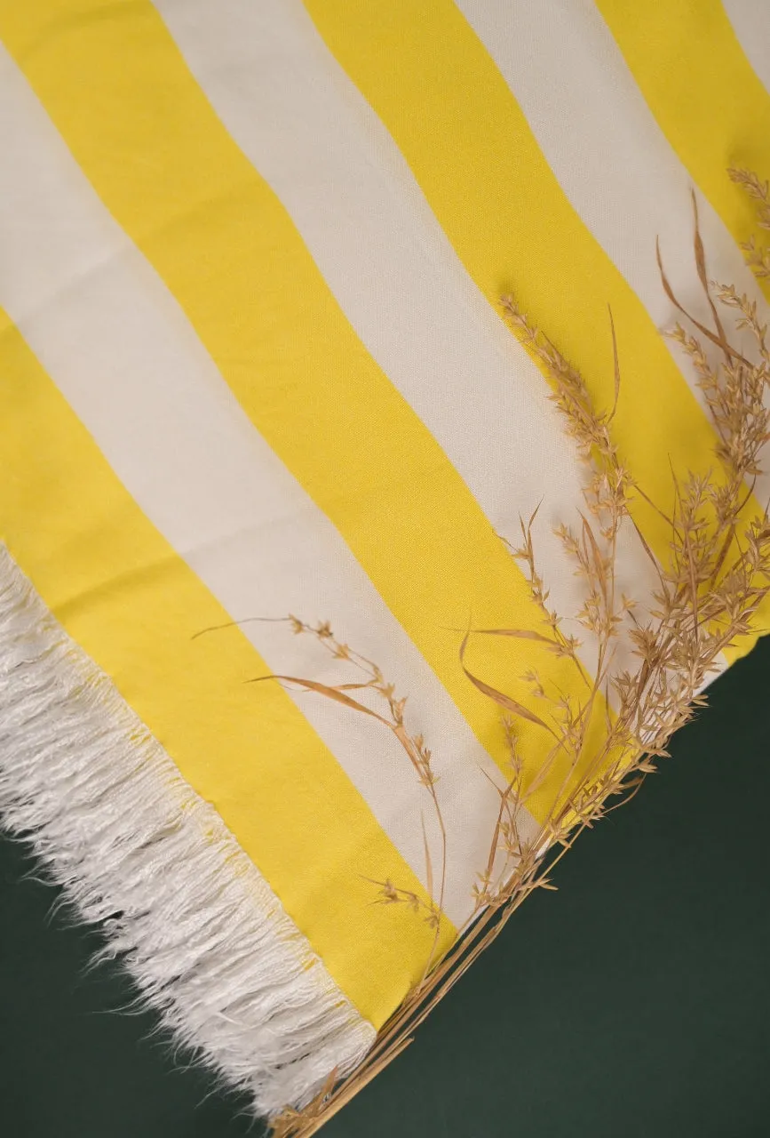 Madake Thin bamboo bath towel- Sunshine Yellow  160*75cm