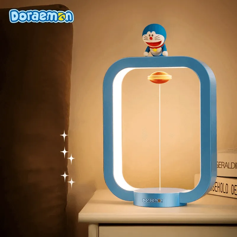 Magnetic Suspension Doraemon Desk Lamp Night Light Bright Adjustable