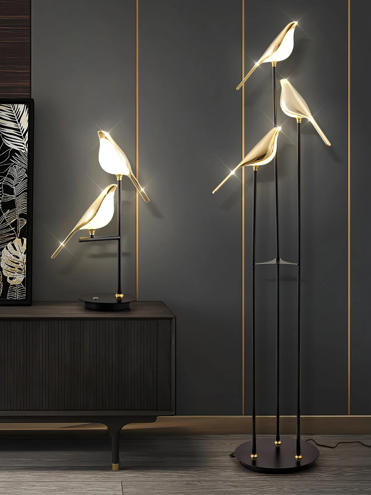 Magpie Perch Floor Lamp