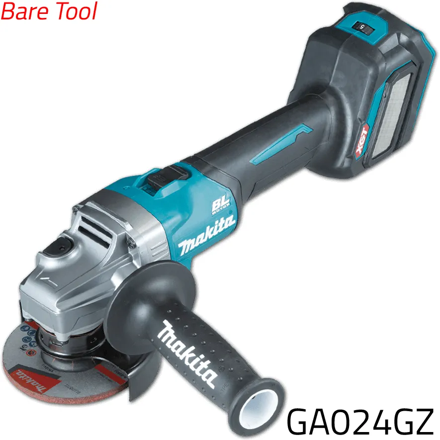 Makita GA024GZ 40V Cordless Angle Grinder (Slide Switch) XGT [Bare Tool]