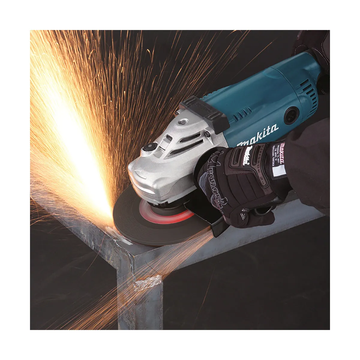 Makita GA7020/2 180mm Corded Angle Grinder 240V Heavy-Duty Grinder for Precision Cutting & Grinding