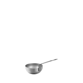 Mauviel M'steel Carbon Steel Curved Splayed Saute Pan, 8-in.