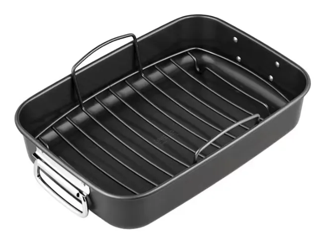 Maxwell & Williams BakerMaker Non-Stick Roaster With Rack - 38x26cm - Gift Box