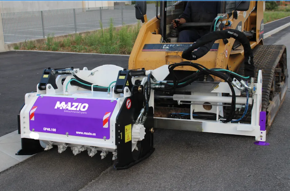 Mazio Cold Planer Grinder | Model CP-10 To CP-40 | Milling Width 250 To 1000 mm | Teeth 27 to 102 | For Skid Steers