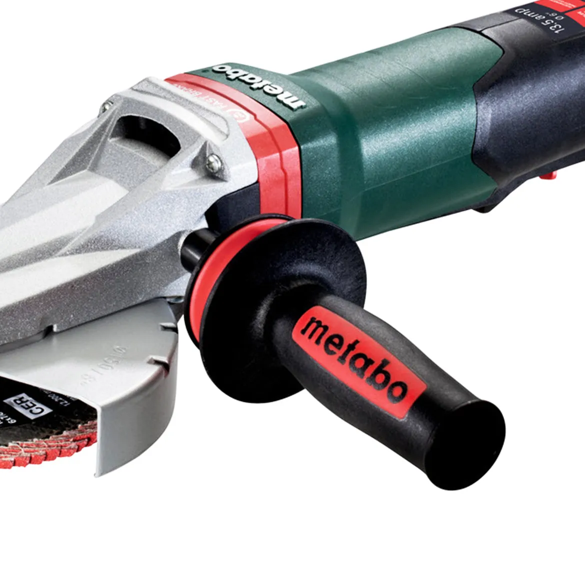 Metabo 613085420 6-Inch 13.5-Amp 9,600 RPM Flat Head Grinder with Brake Switch