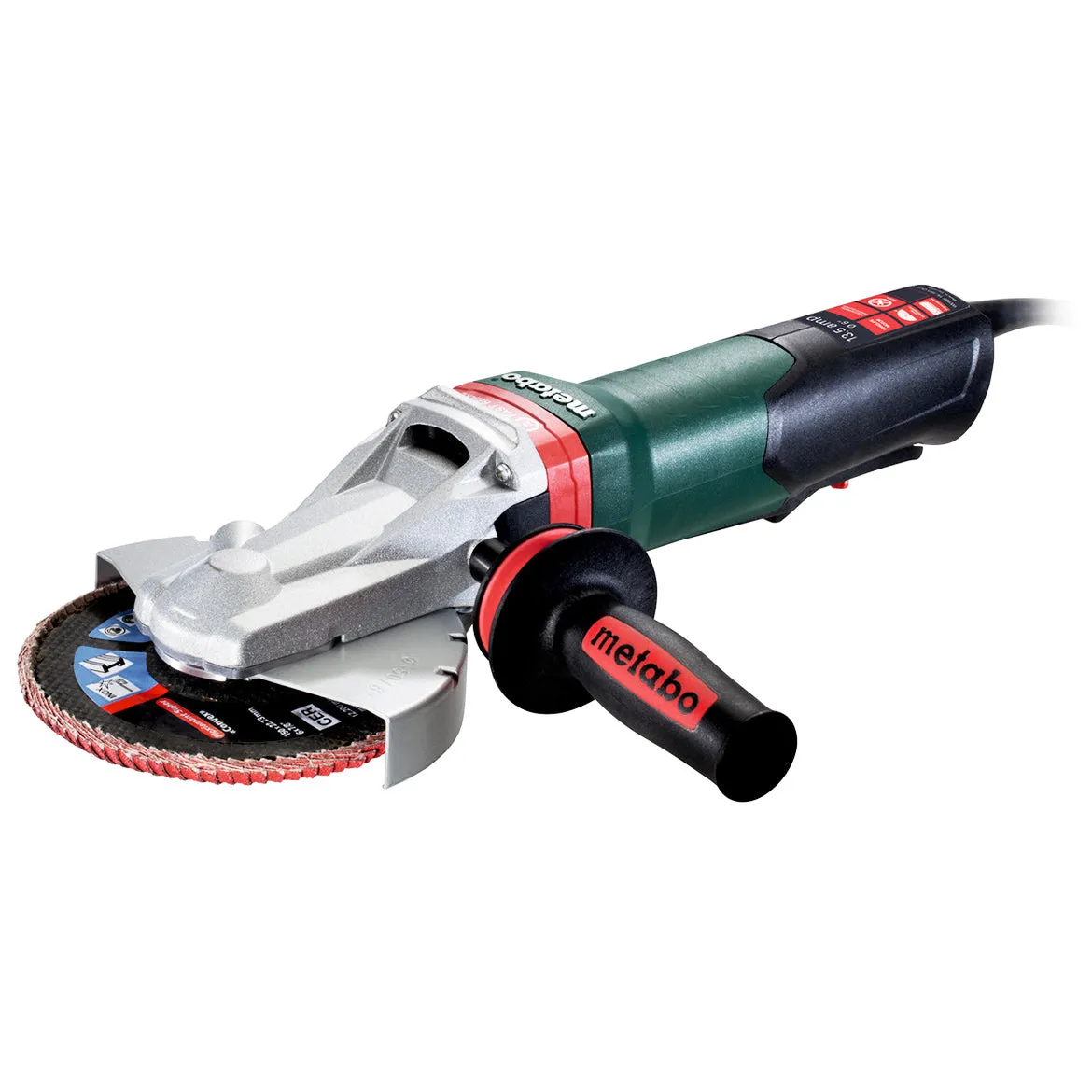 Metabo 613085420 6-Inch 13.5-Amp 9,600 RPM Flat Head Grinder with Brake Switch