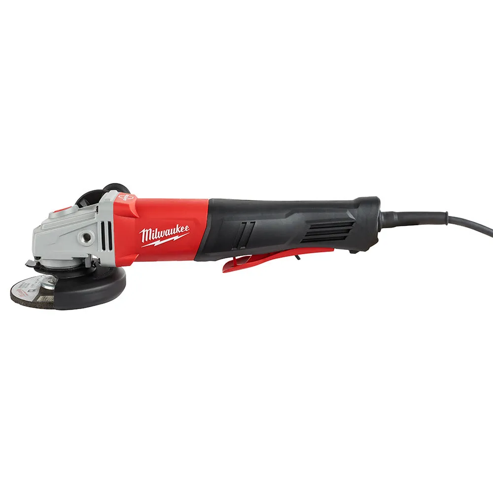 Milwaukee 6143-31 11 Amp 4-1/2" /5" Braking Small Angle Grinder Paddle No-lock