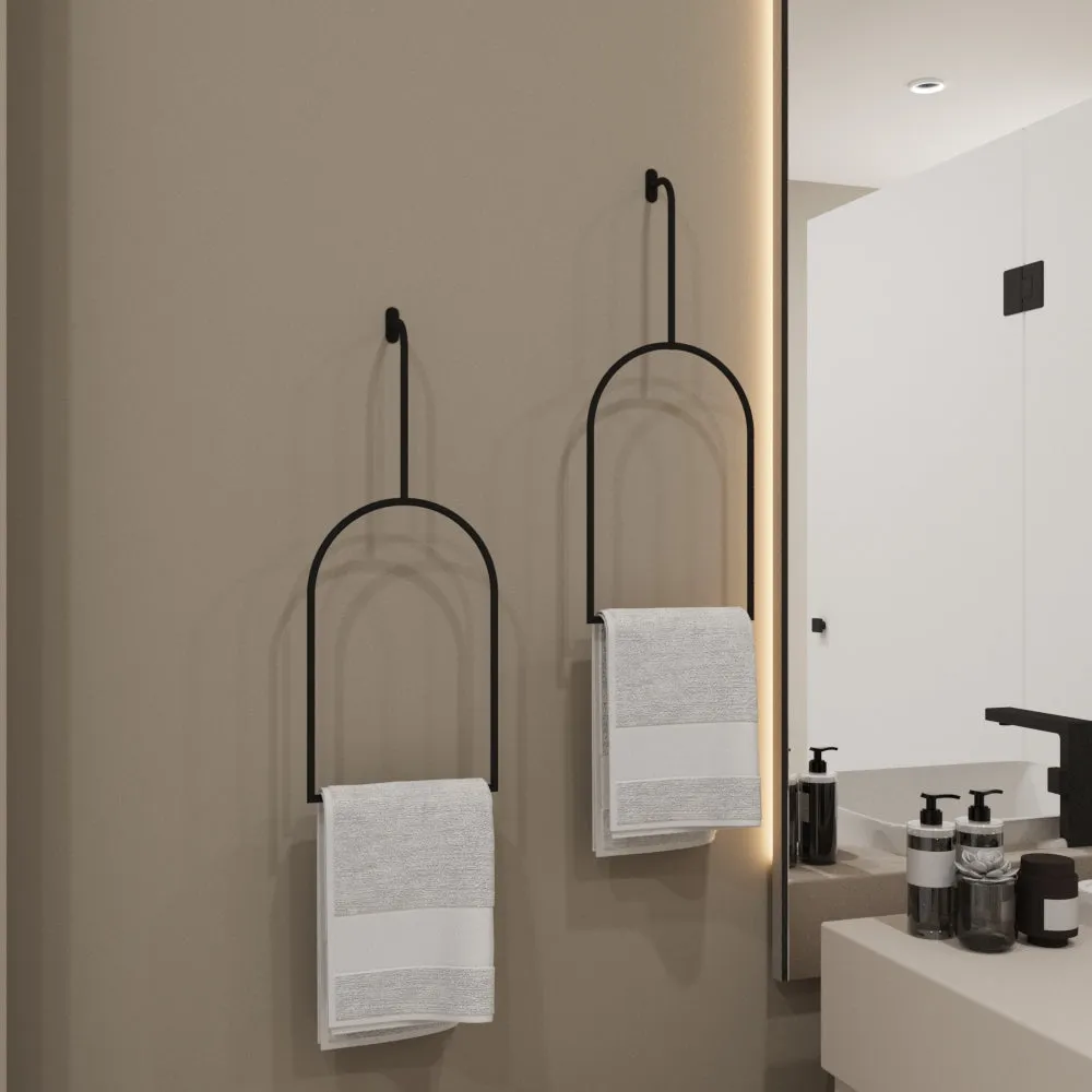 Minimalist Arched Towel Ring