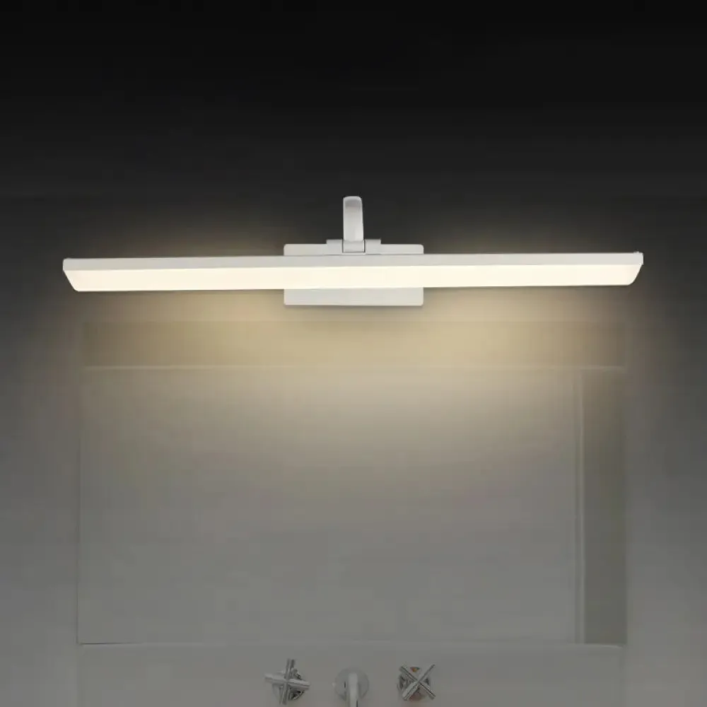 Modern LED Vanity Lamp with Acrylic Swivel and Bar Design for Bath