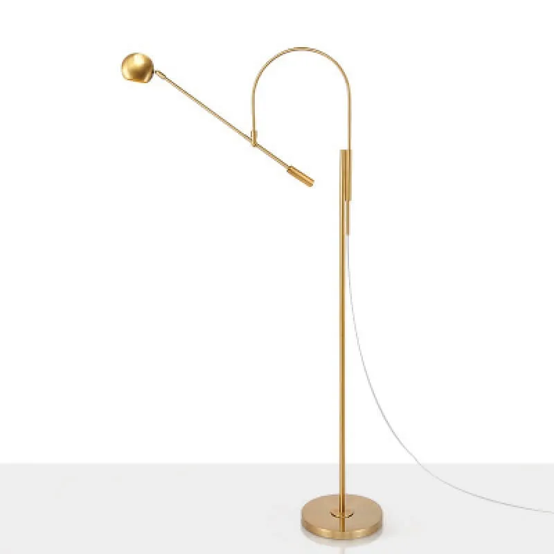 Modern Nordic Simple Hardware Spherical 1-Light Standing Floor Lamp