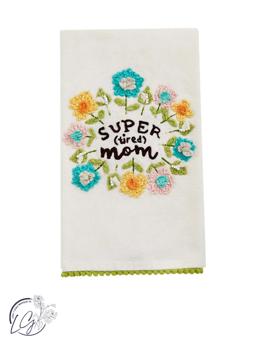 MOM FLORAL TOWELS