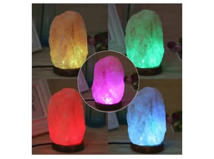 Natural Himalayan Salt Lamp Night Light USB