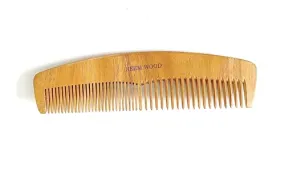 Neem wood comb | Dual Teeth Hair Comb | Hair growth & Dandruff free scalp | Anti-Static Ecofriendly