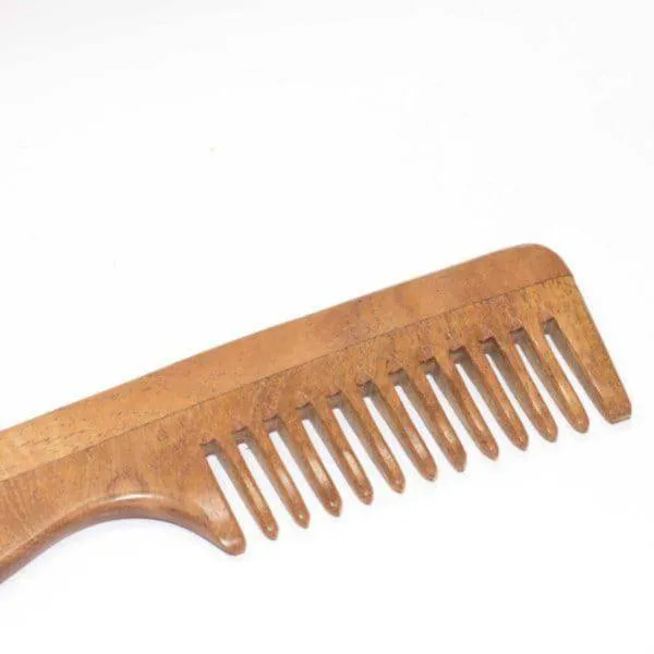 Neem Wood Comb - WideTooth- Pack of 2