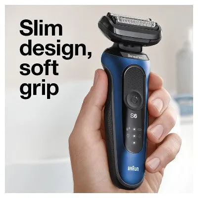 New - Braun Series 6-6020s Men's Rechargeable Wet & Dry Electric Foil Shaver